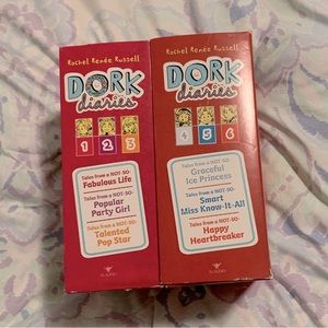 Dork Diaries Boxed set (books 1-3 and books 4-6)